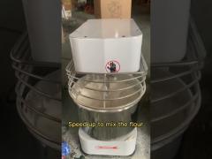 SSD10D Small Size Spiral Mixer 4KG Table Top Dough Mixer 10liter