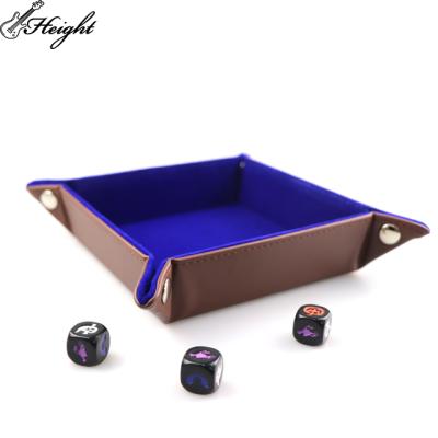 China Wholesale Custom Travel Entertainment Portable Games Double Dice Tray Dice EVA Case for sale