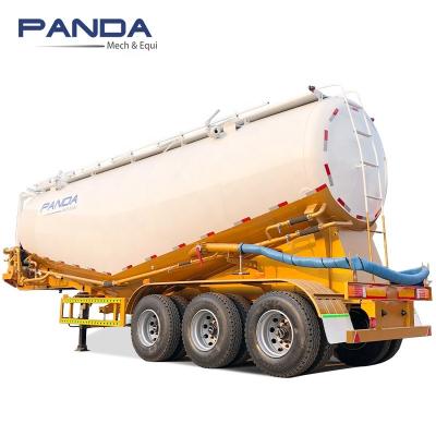 China Truck Trailer 3 Axle Dry Bulk Cement Truck Powder Tank Bulk Cement Semi Trailer For Sale for sale