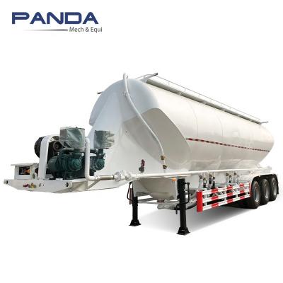 China Widely used vertical truck trailer sand 40cbm tank trailer bulk cement tanker with air compressor price for sale for sale