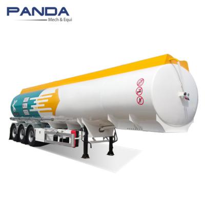 China 3axles trailer 40000liters 45000 liters saber oil tanker truck fuel tank semi trailer for sale in Kenya for sale