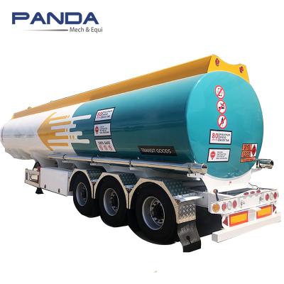 China Truck Tri Axles Petrol Trailer Fuel Oil Tanker Trailer 40000 Semi 50000 Liters Aluminum Gasoline Transport For Sale for sale