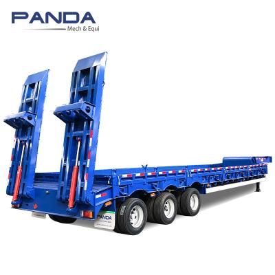 China Traler lowbed flatbed container truck 40ft container truck trailer china trailer manufacturer for sale