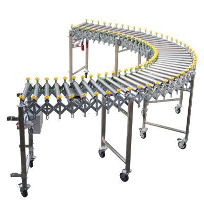 China Convenient and Fast Assembling Conveyor Belt Mains Manufacturer Customized Stainless Steel Roller Conveyor for sale