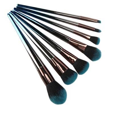 China Angular Blush Professional 7PCS Make Up Brush Foundation Powder Blush Eyebrow Brush Cosmetic Makeup Brush for sale