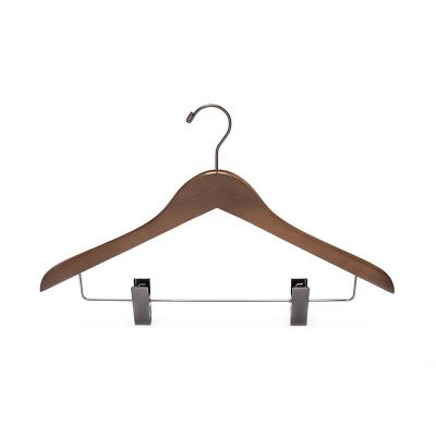 China Behind Doors/On Walls Assessed Supplier XINDA Wholesale Wooden Coat Hangers Hangers for Cloths, Clothes Hangers Manufacture for sale