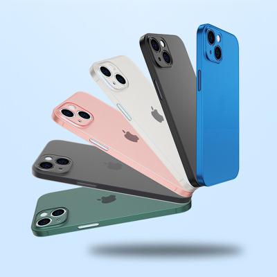 China Factory Cheap Shockproof 0.35mm 7 8 XS XR Camera Protect PP Matte Slim Mobile Phone Smoking Frosted Case For iphone 11 12 13 for sale