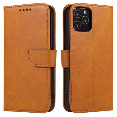 China Luxury Multifunctional Leather Wallet Back Cover Card Slots Anti-fall Phone Case PU Flip Leather Mobile Case For iPhone X 11 12 for sale