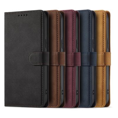 China 2021 Luxury Multifunctional Shockproof Wallet Back Cover Leather Case Card Slot Phone Case PU Flip Leather Mobile Case For iPhone 12 for sale