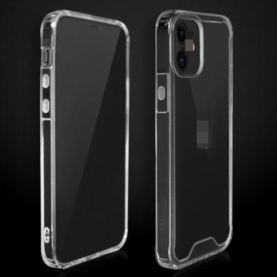 China 2021 Wholesale Anti-fall Low Price TPU PC Phone 7 Case Acrylic Transparent 8 Phone 8 Covers For iphone for sale