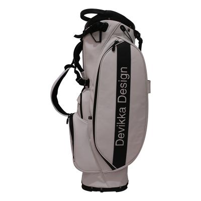 China Customized PU golf stand bag design golf bag logo PU golf stand bag new for sale