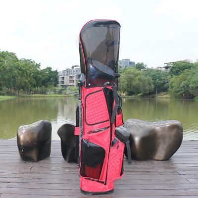 China Portable Golf Stand Bag Manufacturer Factory Custom Golf Bag 5-Way PU Golf Stand Bag OEM for sale