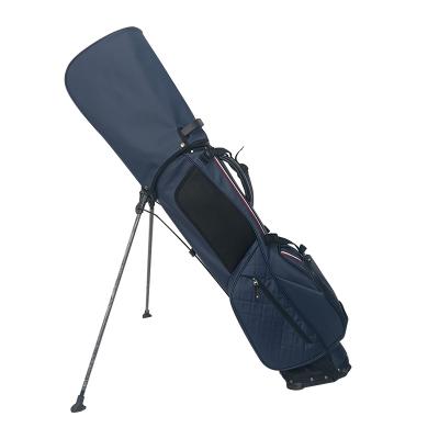 China Luxury Navy Blue PU Golf Rack Bags High Quality PU Golf Bag for sale