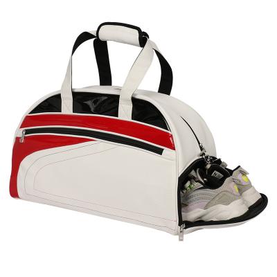 China High End PU Golf Boston Bag High End PU Golf Apparel Bags Golf Boston Bag With Custom Logos for sale