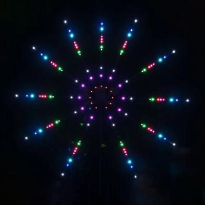 China LANDSCAPE Dimmable LED Hanging Starburst Home Firework Strip Lights for Room Holiday Wedding Decoration for sale