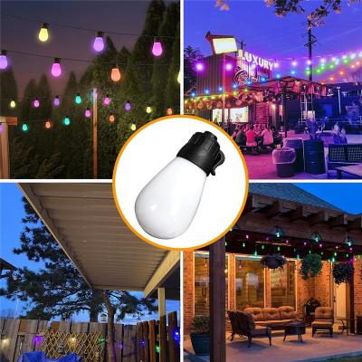 China Colorful LED String Light Hunting Bulbs Wholesale High Quality Commercial Lighting Multi Color Waterproof Bulb Led Christmas Lights for sale