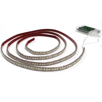 China 3528 TV backlight CE&RoHS DC 5V 8mm led strip 60led/m warm white color cuttable flexible light for sale