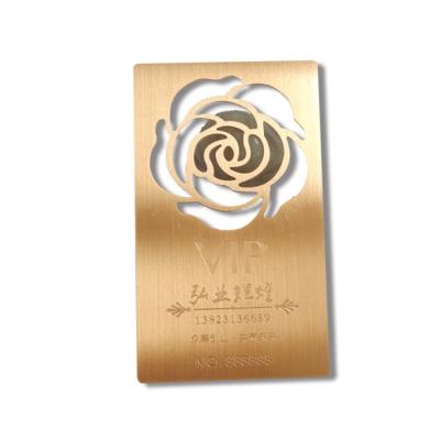 China Europe Customized Precision Ultrathin Hardware Etched Stainless Steel Hollow Brass Aluminum Decorative Label Card Sign for sale