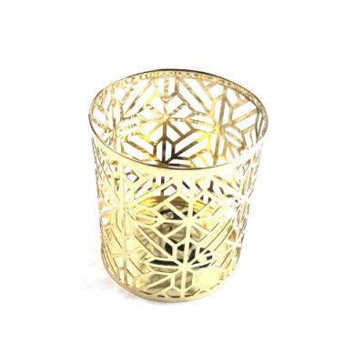 China Antique OEM Customized Cavity Exquisite Engraving Metal Stainless Steel Creative Chemical Etching Lighting Shade for sale