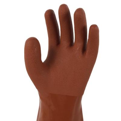 China Factory Hot Selling Soft And Non-slip Super Slack And Anti Skid Super PVC Coating Thermal Working Gloves PU Work Protective Gloves for sale