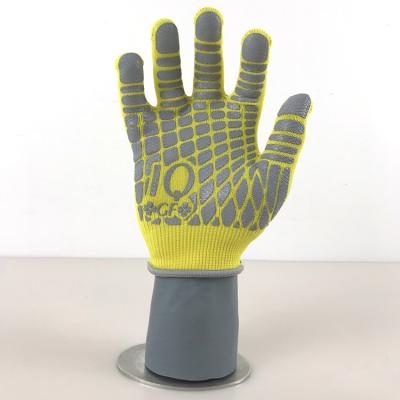 China Anti-Cut Factory Hot Sell QI Colorful Non-Slip PVC Heavy Duty Gloves Work Garden Latex Working Gloves For Women for sale