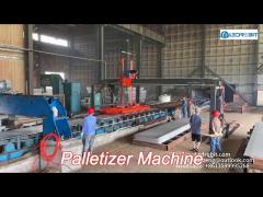 independent control robotic arm palletizer customizing robotic pallet layer machine