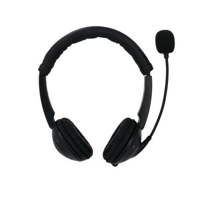 China Powerful Stereo Bass Computer With Noise Canceling Microphone USB Wired Headset Call Center Headset TWS Game for sale