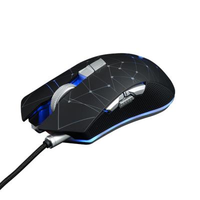 China High-end Features New 2022 Ergonomic Mouse Colorful Multifunctional Gaming Mouse Computer Metal Cable Mouse for sale