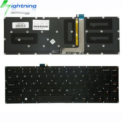 China New original numpad laptop keyboard for Lenovo keyboard yoga 3 pro 1370 US English backlit no frame notebook keyboard for sale