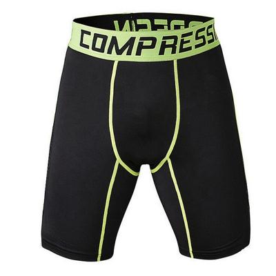 China Antibacterial Compression Fitness Mens Running Tights Base Layers Short for sale