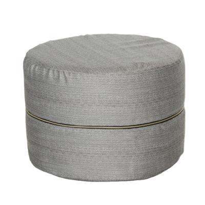 China Adjustable Antique Pouf (Others) Gray Cotton Fabric Kids Stools Sneak With Cover for sale