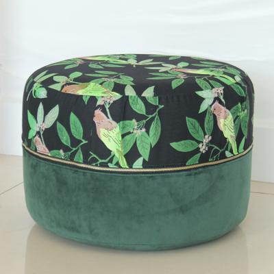 China (Other) Adjustable Hand - Low Woven Round Fabric Stool Stools Pouf With Cover for sale