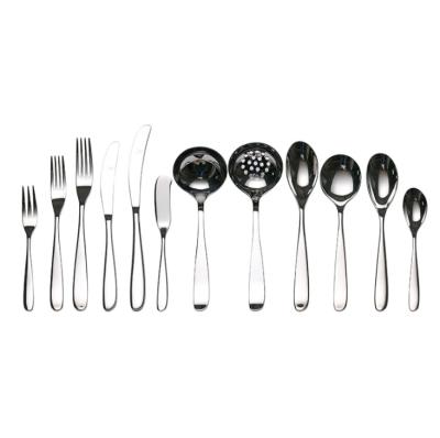 China 2021 Sustainable New Design High Quality Elegance Stainless Steel Cutlery Set For Restaurant Hotel for sale