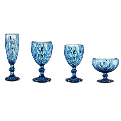 China Fashionable/Modern/Healthy Engraved Drinking Tumblers from Diamond Champagne Wine Glass Flute Glasses for sale