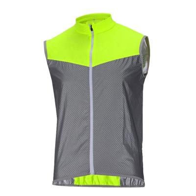 China Wholesale Custom Logo Bike Wear Night Safety Clothing Jacket Recycling Reflective Vest Breathable With Pocket for sale