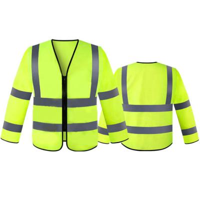 China Custom Safety Mesh Waterproof Reflective Safety Vest Motorcycle Running Jacket etc. road safety workplace for use for sale