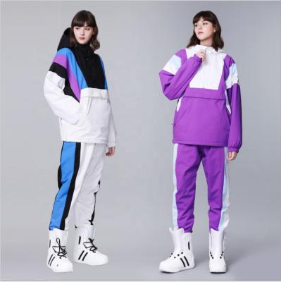 China Breathable Custom Made Adults Winter Snow Overalls One Piece Outdoor Set Waterproof Ski Racing Suit Men Women Overall for sale