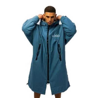 China Wholesale Oversized QUICK DRY adult women men beach surf swim wetsuit poncho long robe changing jacket for sale