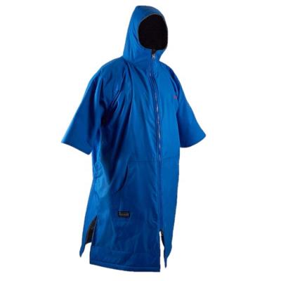 China Professional Manufacture Custom Wholesale Dry Robe Waterproof Bath Changing Dry Robe With Short Sleeve for sale