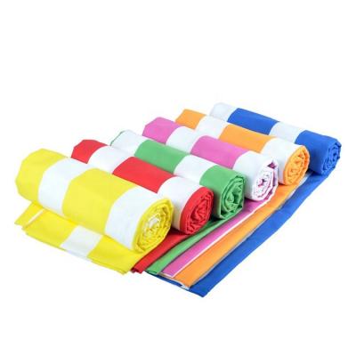 China Microfiber Beach Towel Hypoallergenic Oversized Quick Dry Portable Ultralight Absorbent for sale