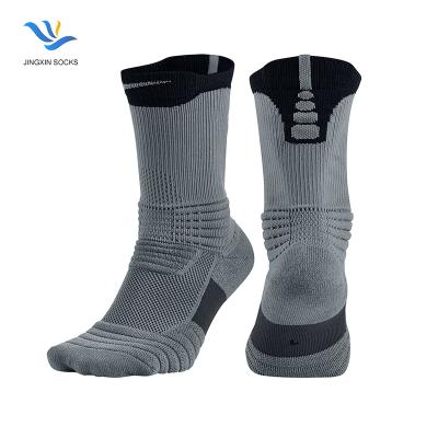 China JX-II-0072 Antibacterial Basketball Elite Sock Basketball Socks Wholesale Basketball Socks for sale