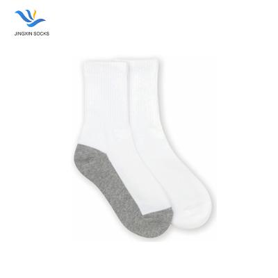 China JX-II-1197 Antibacterial White Socks Children Kids School White Socks for sale