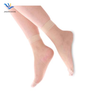 China JX-II-1520 Disposable Nylon Socks Antibacterial Disposable Socks One Time Use Socks for sale