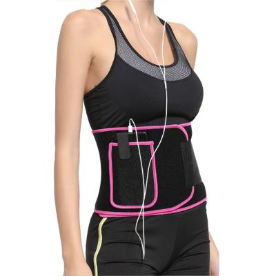 China Adjustable Waist Trimmer Wrap Sweat Sauna Belly Slim Belt Waist Abdominal Trainer for sale