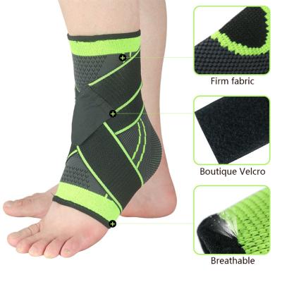 China Ankle Protector Four Side Elastic Strap For Indoor And Outdoor Exercise Ankle Protector Fitness Ankle Protector for sale