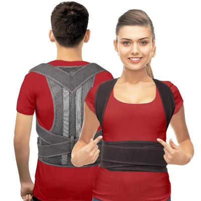 China Durable Fully Adjustable Spine And Back Support Posture Corrector For Men And Women for sale