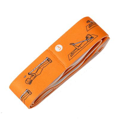 China Yoga exercise yoga fitness products stretching multi-function belt tension multi-stage digital belt for sale