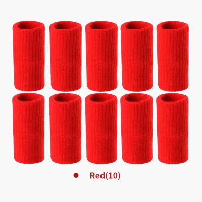 China Nylon Customizable Thumb Support Thumb Splint Finger Splint Elastic Color Finger Sleeves Brace for Basketball for sale