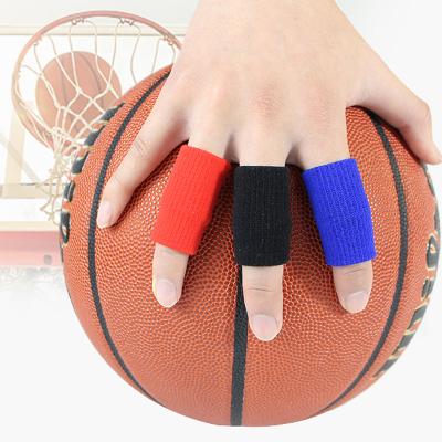 China Nylon Finger Sleeves Protectors Thumb Brace Support Elastic Compression Protector For Sports for sale