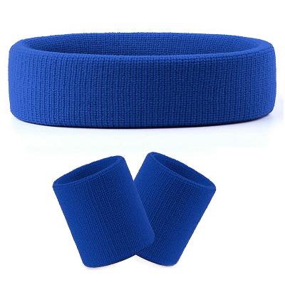 China With Suit Kind Sweat Absorption Turban Hair Band Basketball Sweat Wrist Fitted Wrist Guard for sale